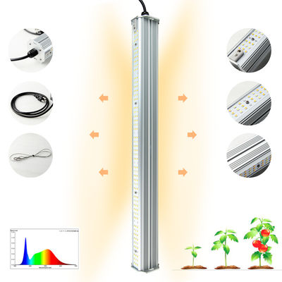 品質  4 Feet Professional Double Sided Light Full Spectrum Waterproof LED Hydroponic Tube Grow Light Bar 工場